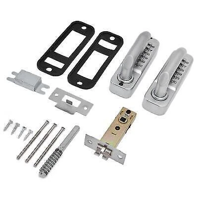 Mechanical Combination Lock for Wrought Iron Fence Door Double-Sided Handle Cover