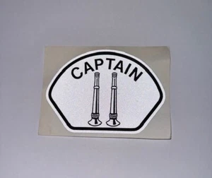 HELMET DECALS - CAPTAIN CREST - Picture 1 of 1