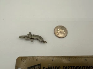 Vintage Miniature Toy Cap Gun Keychain 2MM Pinfire - Made in Austria - Picture 1 of 7
