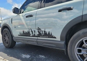Big Bend Stripe Fits: 2021 - 2022 Ford Bronco Sport Graphic Decal on 3M Film - Picture 1 of 5