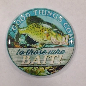 Fishing Vintage Style Fridge Magnet BUY 3, GET 4 FREE MIX & MATCH - Picture 1 of 2