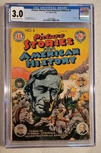 Picture Stories From American History #4 CGC 3.0 (EC Comics 1947) Final Issue - Picture 1 of 3