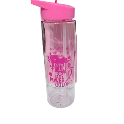 Breast Cancer 粉色 Is My Power 彩色水壶 全新 — 第 1/3 张图片
