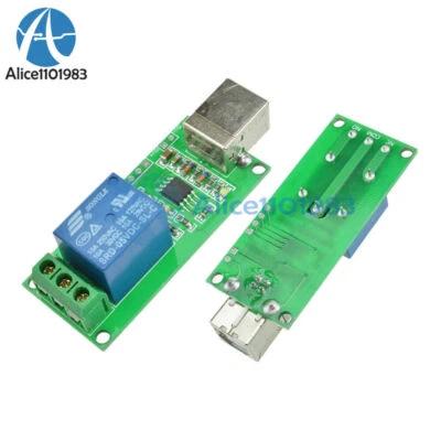Relé USB 5V de 1 canal de control de computadora programable para hogar inteligente #F21 - Imagen 1 de 4