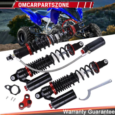 Juego de muelles amortiguadores de aire delanteros y traseros ajustables para Yamaha YFZ 450 Banshee Foto 1 de 4