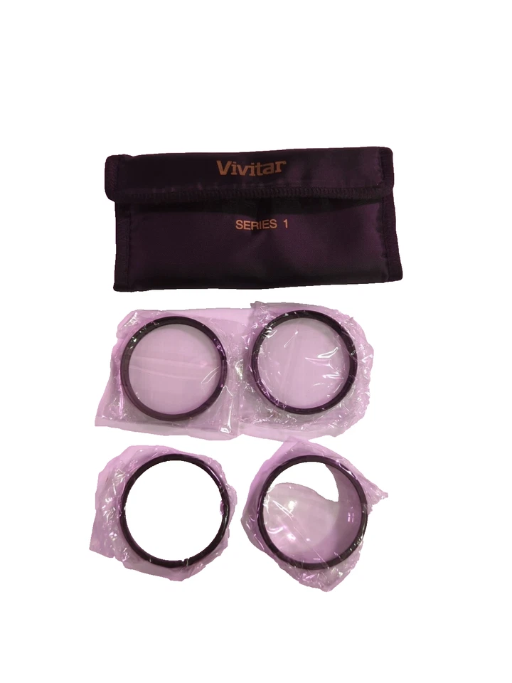 Vivitar Series 1 -  58mm Multi-Coated Filter Kit Nikon Camera Lens. 4 PC - Image 1 of 4