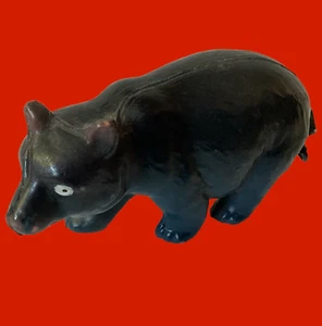 VINTAGE BLACK BEAR TAPE MEASURE SEWING FIGURAL CELLULOID JAPAN - Picture 1 of 9
