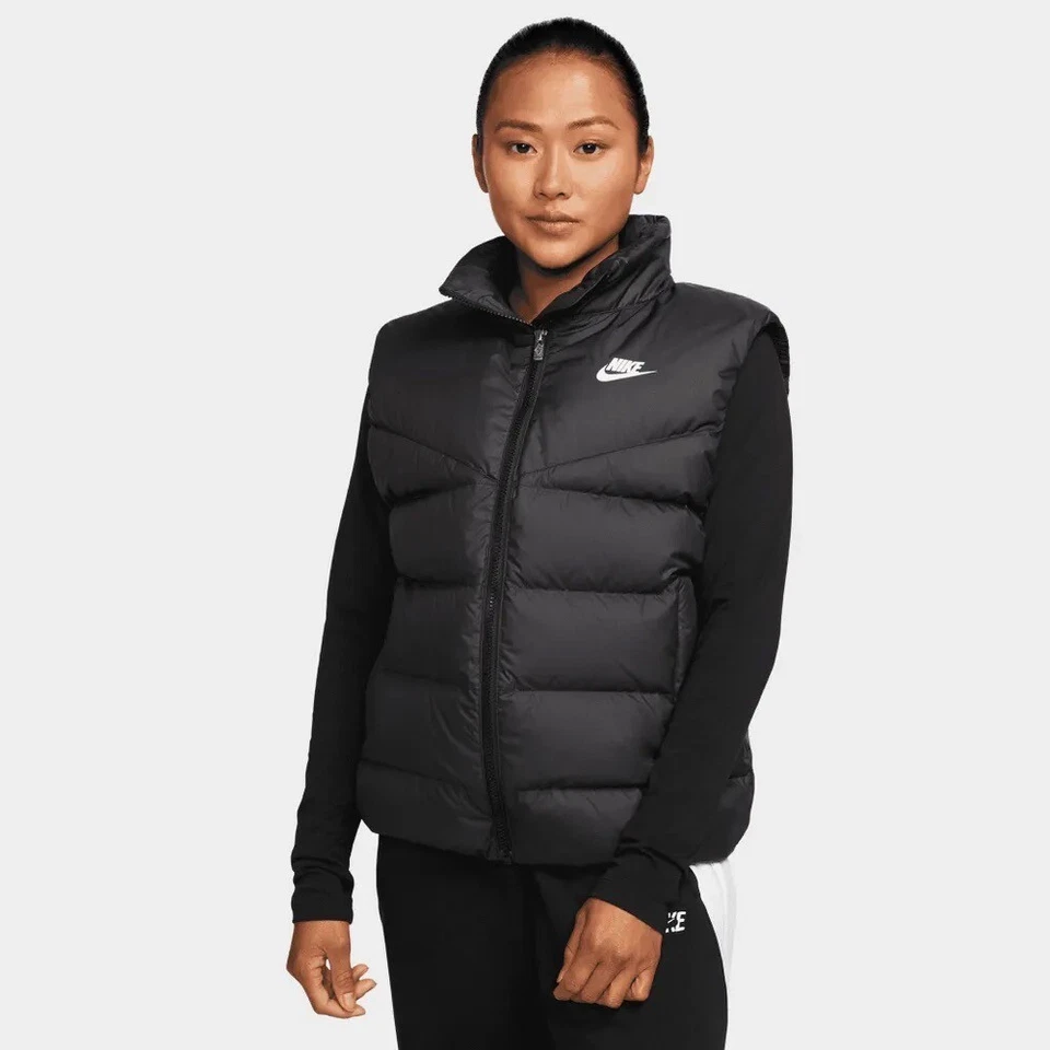 Nike Sportswear Therma-FIT Down Vest Black DQ6896-010 Women’s Size XL