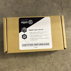 Corsair Elgato Cam Link 4K DSLR Bezlusterkowa karta przechwytywania aparatu Model: 20GAM9901 - Zdjęcie 1 z 3