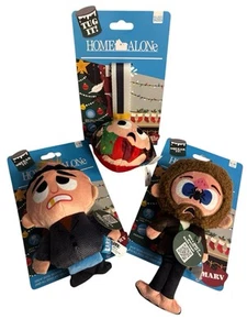 Lot Of 3 Bark Box Home Alone KEVIN'S CHRISTMUTTS Ball Tug It Dog Toy HARRY MARV - Picture 1 of 5