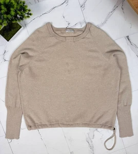 Brunello Cucinelli Women's Cashmere Sweater Beige Size XL - Picture 1 of 11