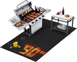 90 X 48 in Extra Large Grill Mat for Outdoor Grill - Grilling Mats for Outdoor G - Picture 1 of 12