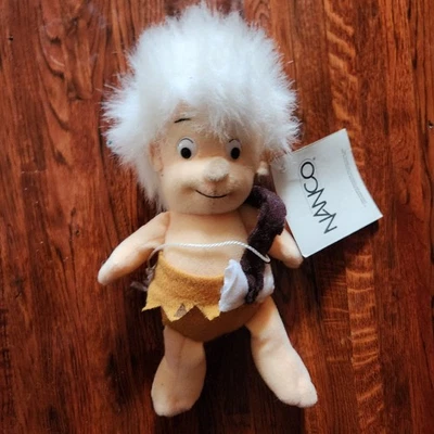 Vintage Hanna Barbera Bam Bam Plush Toy The Flintstones 1990 Figure Cartoon NWT - Image 1 of 4