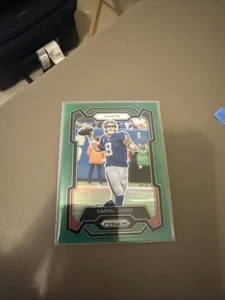Daniel Jones Green Prizm Holo 2023 PRIZM Football Card #219 New York Giants - Picture 1 of 2