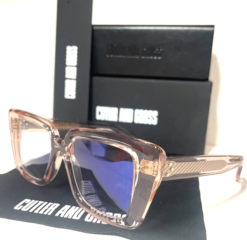 CUTLER AND GROSS CGOP 1401 03 CRISTAL MELOCOTÓN AUTÉNTICO MARCO DE GAFAS 51-19 Foto 1 de 4
