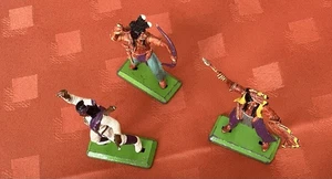 VINTAGE BRITAINS DEETAIL AMERICAN INDIANS  X 3 - Picture 1 of 4