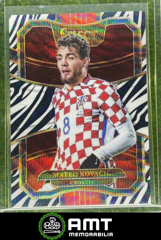 2017 Panini Select #64 Mateo Kovacic Zebra 10/25 Croatia - Image 1 of 3