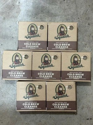 7x Dr. Squatch Cold Brew Cleanse Coffee Soap Bar - 5oz Each ( 7 Bars ) New - Image 1 of 4