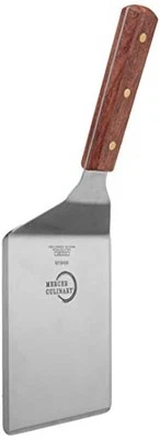 Mercer Culinary Praxis Rosewood Handle Heavy Duty Turner, 6 Inch x 5 Inch, Brown - Image 1 of 4