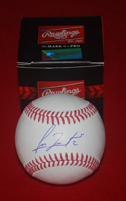LUIS RENGIFO Anaheim Angels Signed Baseball Beckett Witnessed COA 3W053880 - Image 1 of 3
