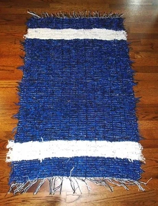 Amish Fringed Throw Rug 46" X 30” Beautiful from MISSOURIAMISH.COM New with Tag - Picture 1 of 4