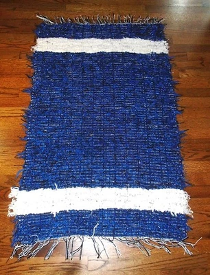 Amish Fringed Throw Rug 46" X 30” Beautiful from MISSOURIAMISH.COM New with Tag - Image 1 of 4
