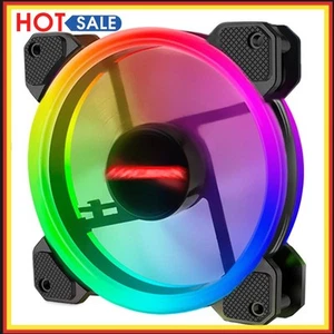 12 cm RGB kleiner 6-poliger leiser Desktop-PC-Gehäuselüfter (1 Lüfter) - Bild 1 von 11