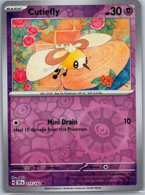 Cutiefly -, SV05: Temporal Forces, 075/162, Common - Image 1 of 2