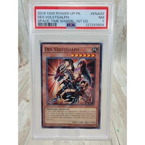Yu-Gi-Oh Des Volstgalph Power-Up PK Space-Time Shwdn 1st ED PSA 7 - Picture 1 of 4