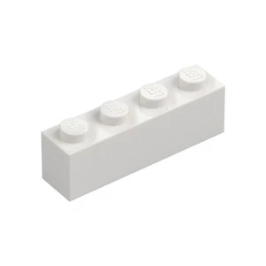 10x Lego 1x4 Basic Stein/Brick - Weiss - 3010 - White - Bild 1 von 1