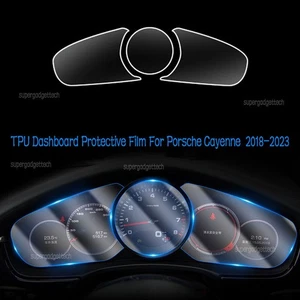 TPU Dashboard Protect Film For Porsche Cayenne 18-23 Navigation Display Sticker - Picture 1 of 10