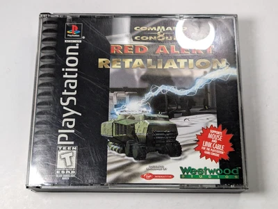 Command & Conquer Red Alert Retaliation Sony Playstation PS1 en estuche Foto 1 de 4