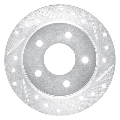 For Pontiac Grand Prix 88-93 Brake Rotor DFC Premium Drilled & Slotted Rear Foto 1 de 4