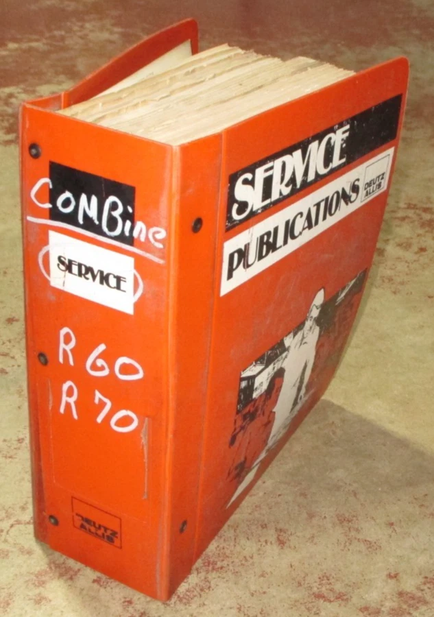 Deutz Allis Gleaner R60 & R70 Combine Service Shop Repair Manual AC ORIGINAL! - Image 1 of 4