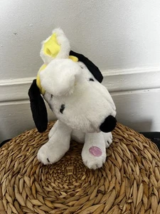 New Peanuts Snoopy Easter Bunny Ears Musical Dancing Collectible Plush Tested - Picture 1 of 8