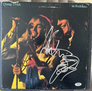 Cheap Trick Signed Live At Budokan Vinyl Album Record x3 Rick Tom Robin PSA/DNA - Picture 1 of 6