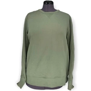 ๐ฟ Banana Republic Olive Green Pullover Sweatshirt For Women Size Large ๐ฟ - Picture 1 of 6