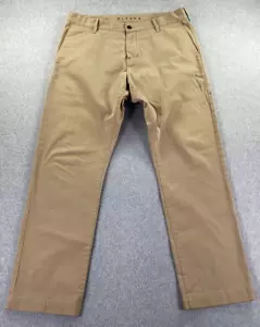 Vissla Hose Herren 36x31 Beige Bordüre Twill Flatfront Relaxed Fit Stretch - Bild 1 von 15