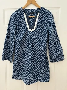 Brooks Brothers 346 Blue Tunic Blouse - Size S - Picture 1 of 3