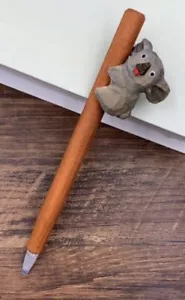 Koala Bear Wooden Pen Hand Carved Wood Ballpoint Hand Made Handcrafted V21 - Picture 1 of 1