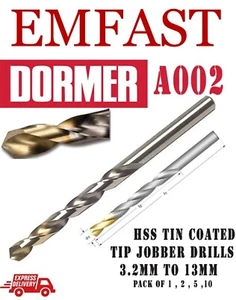 Vollsortiment Gaube A002 HSS TiN beschichtet Jobber Bohrer Schnellarbeitsstahl Spiral - Bild 1 von 1