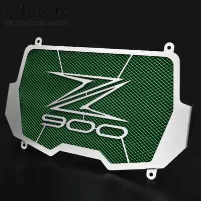 MOTOFDB Kawasaki Z900 protection protège couvre grille de radiateur alu Z 900 vert
