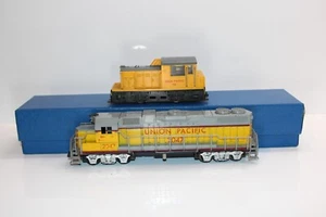 2 x Vintage HO Union Pacific Diesel Locos - AMH Switcher 720 & Life Like GP-38 - Picture 1 of 10