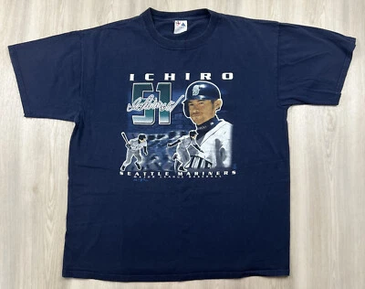 Camiseta De Colección Ichiro Suzuki Seattle Mariners 2004 Majestic Talla XL MLB Foto 1 de 4
