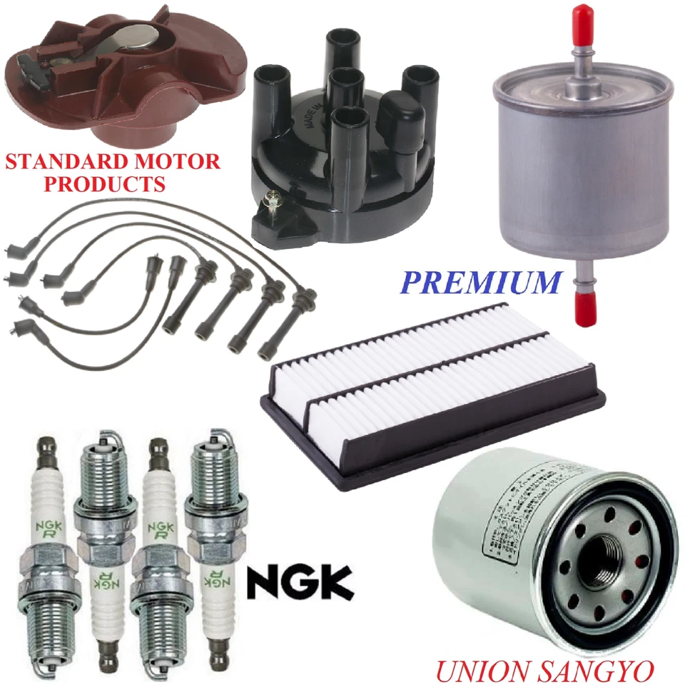 Kit de puesta a punto filtros de combustible de aire tapones de cable para Ford Escort L4 1,8 L 1991-1996 Foto 1 de 1