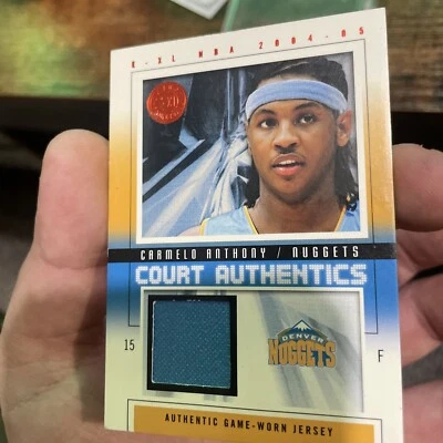 Carmelo Anthony 2004 Skybox E-XL Corporate Archive Court Authentics NBA  EZ426 - Image 1 of 4