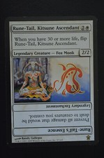 Magic The Gathering MTG RUNE-TAIL, KITSUNE ASCENDANT Saviors of Kamigawa SP