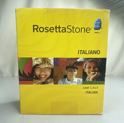Rosetta Stone V3 Italian Level 1-3 Audio Companion Language Learning Software - Image 1 of 4