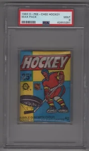 Wachspaket 1983-84 O-Pee-Chee Hockey 83-84 PSA 9 93851 - Bild 1 von 2