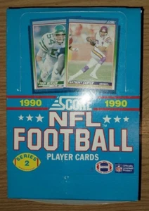Score Football Series 2 Hobby Box 1990 36 paquetes sellados de fábrica/6 disponibles - Imagen 1 de 1